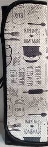 lot 4275 image: Kitchen Themed Decorative Dish Drying Mat