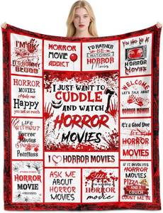 lot 4107 image: Horror Movie Themed Fleece Blanket