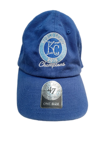 lot 4109 image: Kansas City Royals 2015 World Series Champions Baseball Cap by 47 Brand