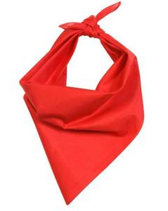 lot 4123 image: Red Cotton Bandana Handkerchief