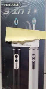 lot 4145 image: Portable Electric Toothbrush 3-in-1 Water Flosser Dental Care Kit