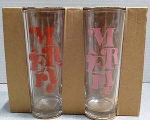 lot 3482 image: Mr and Mrs Tall Glasses Set of 2
