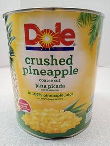 lot 3508 image: Dole Crushed Pineapple Can Best by May 2028