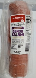 Hormel Premium Genoa Salami Sliced Deli Meat 32 oz Package