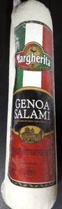 lot 3531 image: Margherita Genoa Salami Italian Cured Meat around 6 lbs Freeze by Feb 13, 2025