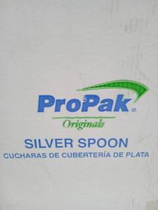 lot 3542 image: ProPak Silver Spoon Set 100 piece
