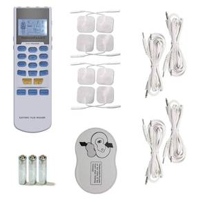 lot 4161 image: HealthmateForever YK15AB TENS unit EMS Muscle Stimulator 4 outputs 15 modes Handheld Electrotherapy device