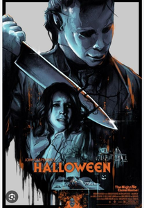 lot 4173 image: HALLOWEEN MICHAEL COMES HOME limited edition print #225 VANCE KELLY 24x36 Mint