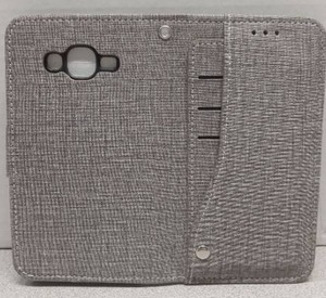 lot 4187 image: Asuwish Grey Wallet Phone Case for Samsung Galaxy J2 Prime (and compatible models like the J2 Plus)