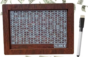 lot 4192 image: 10,000 Cash Vault Wooden Savings Box