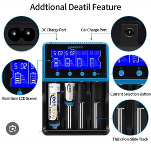 lot 4196 image: Keenstone H4 LCD Intelligent Battery Charger