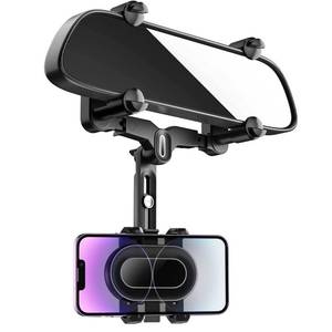 lot 4426 image: WUITIN Rearview Mirror Phone Holder for Car,360°Rotatable and Retractable Multifunctional Rear View Mirror Phone Holder, Four Corners Fixed Anti-Shake Design, for All Mobile Phones and All Car