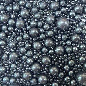 lot 4430 image: Edible Pearl Sugar Sprinkles Black Candy Mixing Size Baking Edible Cake Decorations Cupcake Toppers Cookie Decorating Celebrations Wedding Valentines Easter Halloween Christmas Supplies 120g 4.23oz Exp 05042026