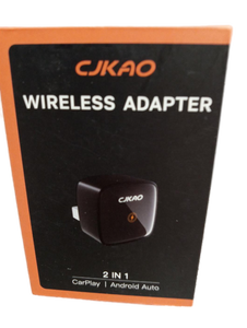 lot 4445 image: CJKAO Wireless CarPlay Android Auto Adapter 2 in 1