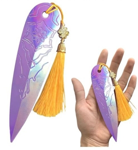 lot 4454 image: KOP Hunter Costume Prop Lightsaber with Tassel - Purple Iridescent 3 pk