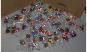 lot 4460 image: Furuta Nintendo Super Mario Bros Wii 48Piece Figure Collection