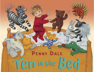 lot 4605 image: Childrens Book 10 in the Bed - Thick Paged
