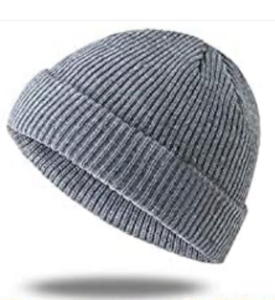 lot 4622 image: Clakllie Trawler Beanie Watch Hat Knit Cuffed Skullcap Roll-up Edge Stocking Hats Rolled Cuff Knitted Hat Ski Cap