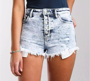 lot 4630 image: Kancan Buckle Ultra High Rise Stretch Short Size 25 (XXS)