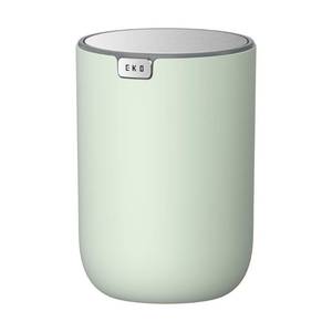 lot 4501 image: EKO Fandy 0.4 Gal1.5L Mini Tabletop Trash Bin with Swing-Lid, Desktop Trash Can for Bathroom Countertop, Vanity, Coffee or Office, Small Garbage Bin (Sage)