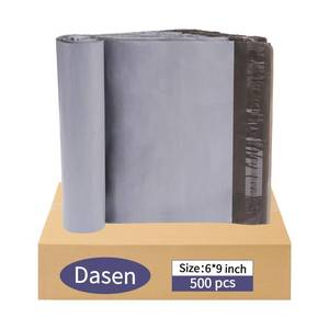lot 4524 image: Dasen 500pc Poly Mailers 6x9 Inches,Shipping Envelopes Self Seal Mailers Bags Waterproof and Tear-Proof Packaging Bags, Shipping Bags for Clothing
