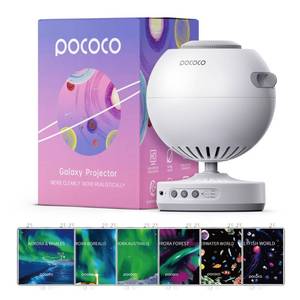 POCOCO Galaxy Projector + Aurora and Deep Sea Discs (6 Pieces)