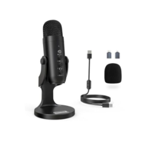 lot 4637 image: Zeal Sound PodCast USB Condenser Microphone with Stand with Noise Cancelling Options 8