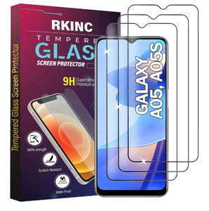 lot 4645 image: RKINC Tempered Glass Screen Protector for Samsung Galaxy A05