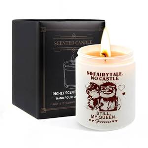 lot 4653 image: My Queen Anniversary Candle for Wife - Romantic Rose Scented Gift for Valentines Day, Birthday - 7oz Soy Wax Aromatherapy Candle