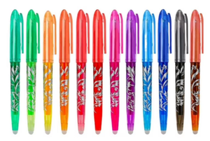 lot 4657 image: Pizcxlvy Erasable Pens Multicolor - 12 Colorful Erasable Gel Pens for School Office Journals Smooth Gel Pens Markers Refillable Colored Pens for Adults