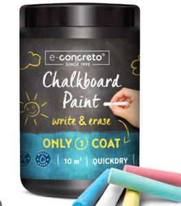 lot 4670 image: E-concreto Chalkboard Paint 32 fl oz