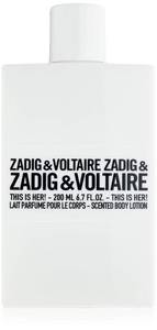 lot 4575 image: ZADIG & VOLTAIRE THIS IS HER LAIT CORPS 200ML