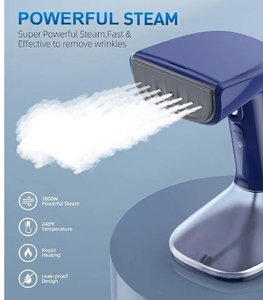 lot 4580 image: 1800W Handheld Garment Steamer with Removable Water Tank