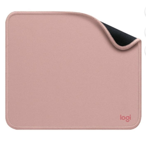 lot 4711 image: Logitech Mouse Pad - Studio Series, Computer Mouse Mat with Anti-slip Rubber Base, Easy Gliding, Spill-Resistant Surface, Dark Rose