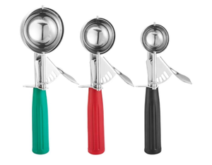 lot 4712 image: Saebye Cookie Scoop Set, Ice Cream Scoop Set, Cookie Scoops for Baking, Multiple Size Large-Medium-Small Size Disher, Professional 188 Stainless Steel Cupcake Scoop