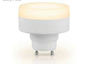 lot 4717 image: CRIOO GU24 LED Puck Light Bulb, 9W(60w CFL Equivalent), 2700K, 800LM, UL Listed, 2 Prong Light Bulbs for Home Kitchen Closet, Mini Twist Lock Spiral Low Profile Squat Bulb (1 Pack)
