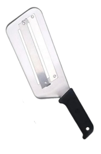 lot 4725 image: Stainless Steel Dual Blade Julienne Cutter, Multifunctional Vegetable Cutter Shapes, Stainless Steel Shredder Knife, Cabbage Slicer Shredder, for Sauerkraut Coleslaw Mandoline Slicer (Black)