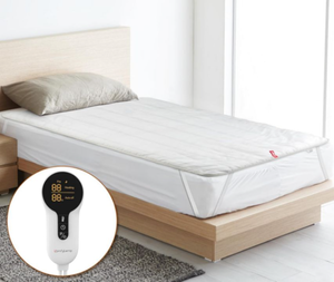 lot 4734 image: Comfytemp Heated Mattress Pad Queen - Dual Zone Control & Preheat Function, 60 x 80 Bed Warmer - 12H Timers & Heat Settings, Electric Non-Slip Mattress Cover Pad with Deep Pocket (QUEEN SIZE)