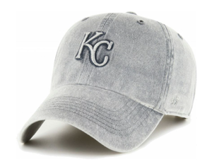 lot 4748 image: Womens Kansas City Royals Blue Mist Clean Up Adjustable Hat (Used)