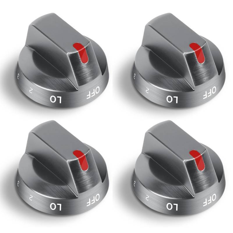 lot 267 image: DG94-03500AZ (4PCS Black) Stove Range Knob Compatible with Samsung, DG94-03500Y DG94-03500Z Replacement Knobs for NE63T8111SGAA NE63T8311SGAA