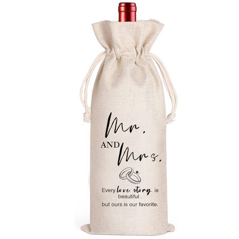 lot 3203 image: Wine Goody bag Suitable As A Present For Friends Family Colleagues For Occasions Like Engagement Wedding And Date Present Pairs Well With Planning A wedding Cheers To A Lifetime Of Love (Love Story)