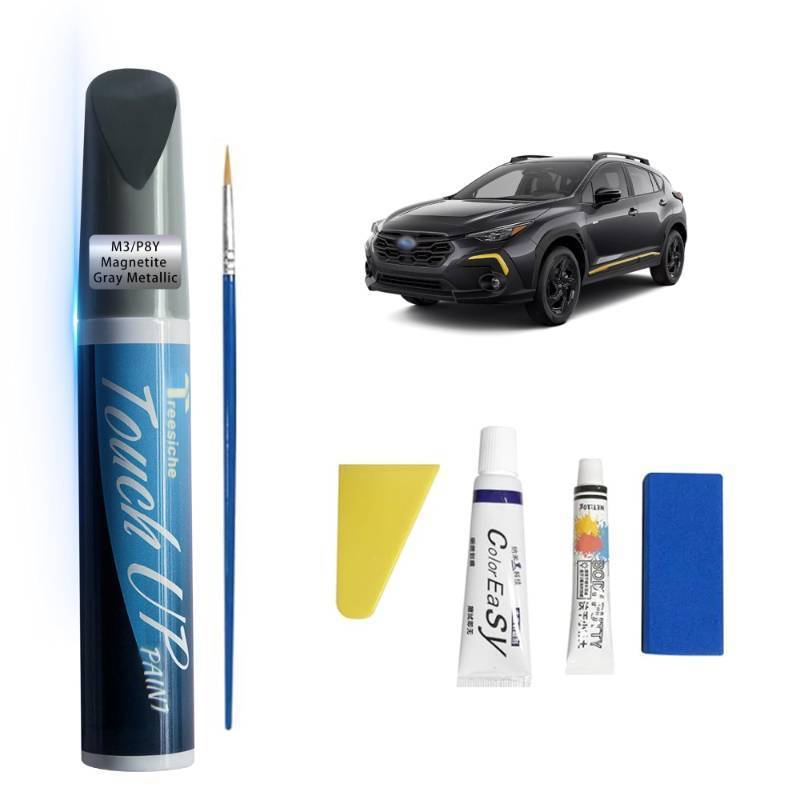 lot 3236 image: M3P8Y Magnetite Gray Metallic Touch Up Paint for SUBARU Exact Match, Car Paint Scratch Repair kit, 2 in 1 Scratch Remover Pen with Color-Matched Rapid Drying of Paint Coating