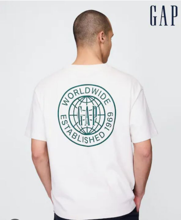 lot 771 image: GAP Worldwide Logo T-Shirt (Size Large)