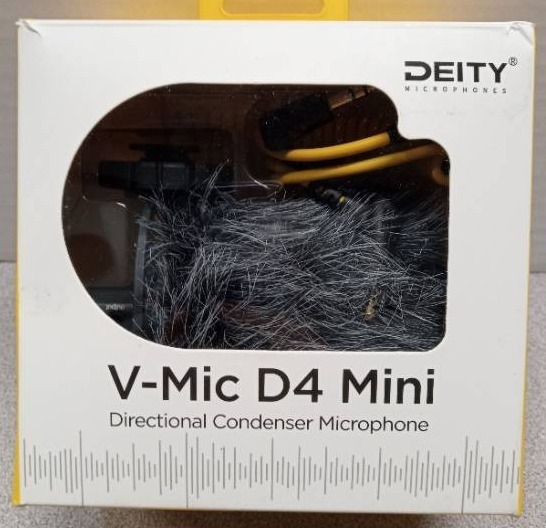lot 4019 image: Deity V-Mic D4 Mini Directional Condenser Microphone with Windscreen