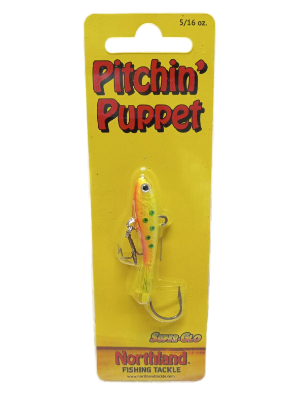 lot 1203 image: Northland Pitchin Puppet Super-Glo Fishing Lure 516 oz