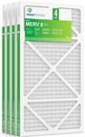 TRIGHTFILTERS 14x24x1 Air Filter 4 Pack, MERV 8 Pleated Dust Defense Air Filters Replacement Air Conditioner HVAC AC Furnace Filter, Durable and Lightweight