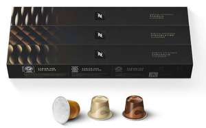 lot 4831 image: Nespresso Capsules Original Line, Barista Flavored Pack, Medium Roast Espresso Coffee, 30 Count Espresso Coffee Pods exp 113025