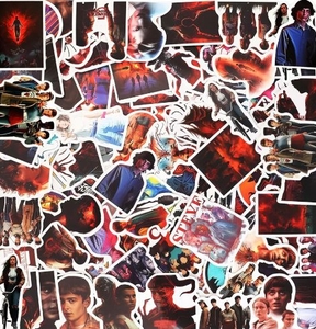 lot 4869 image: 80 PCS Stranger Things Stickers Set Waterproof Vinyl Decals