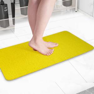 lot 4876 image: Hargiis Non-Slip Bathtub Mat, Anti Slip Shower Mat, Fast Drying Bathtub Mats, Foot Scrubber Mat, Anti Slip Mat for Tub, Floor, Bathroom, Kitchen, Home, Hotel (Yellow 40x16)