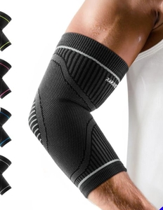 lot 4884 image: Elbow Compression Sleeve 2 Pack High Elastic Support Brace